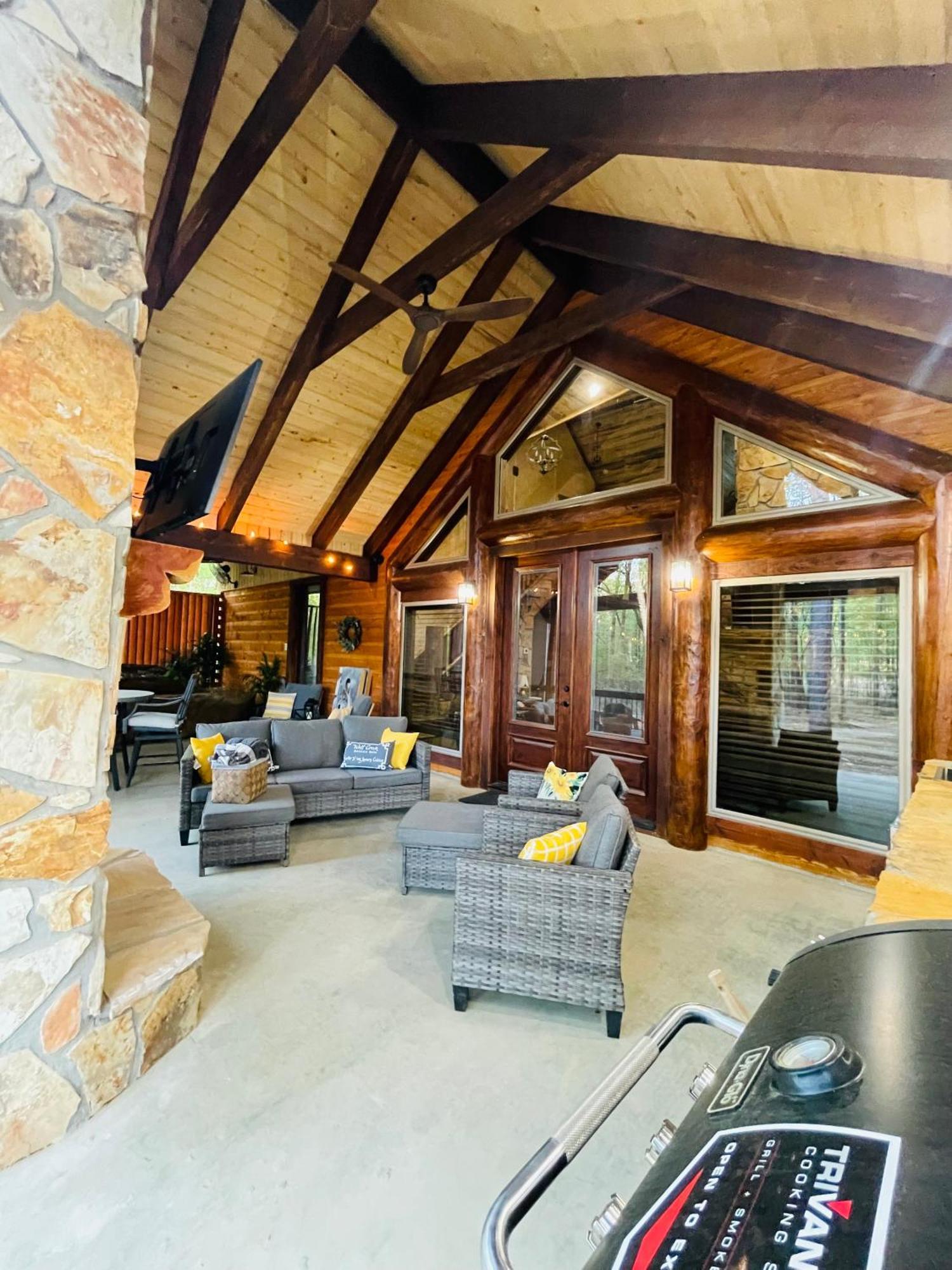 Wolf Creek Luxury Cabin Broken Bow Exterior foto