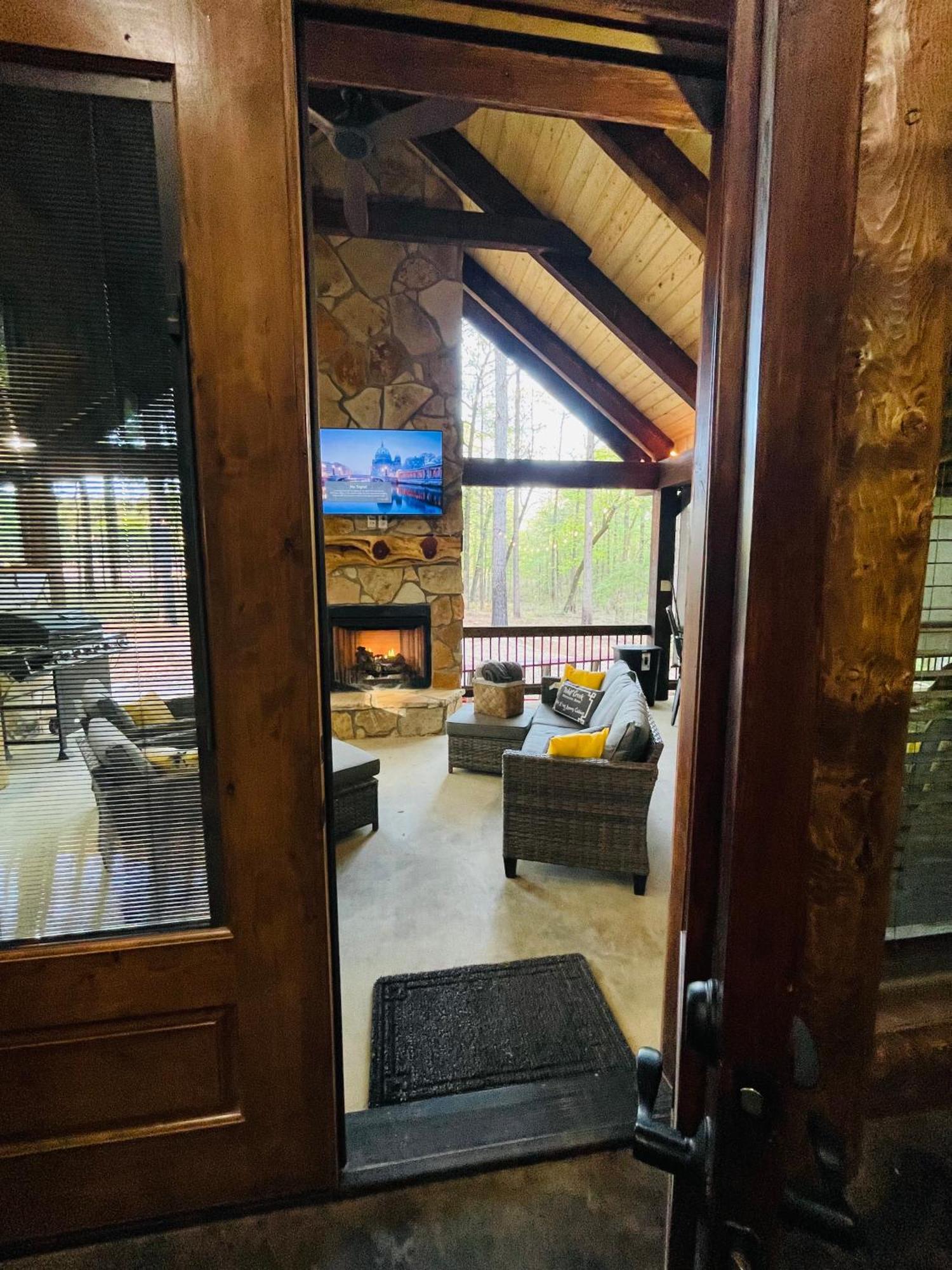 Wolf Creek Luxury Cabin Broken Bow Exterior foto